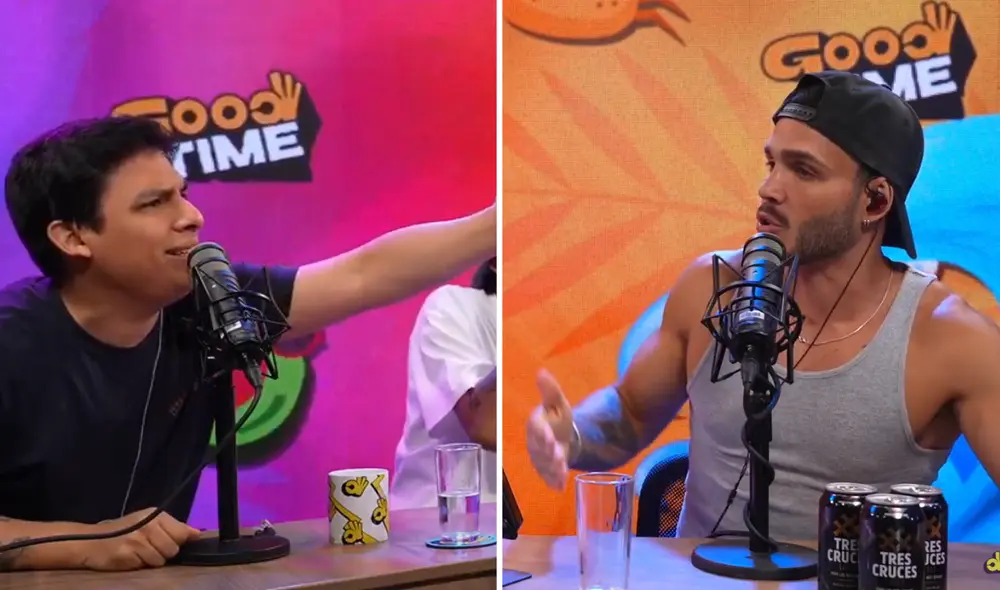 Mario Irivarren cuestionó a Curwen por armar un show con su renuncia en vivo en 'Habla Good'. Foto: composición LR/Good Time