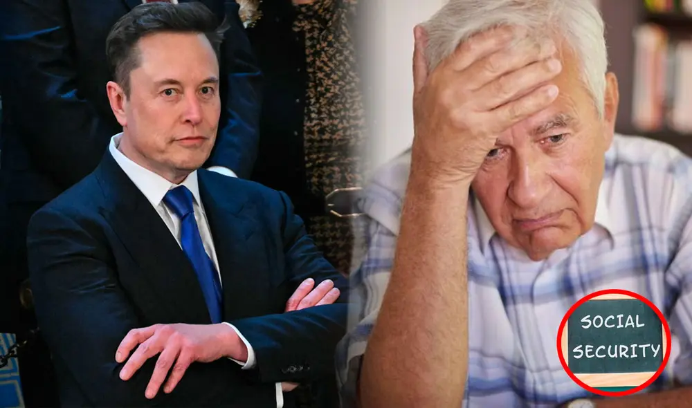Excomisionado del Seguro Social alertó sobre el peligro que representa las acciones de DOGE para los beneficiarios. Foto: composición LR/ AFP