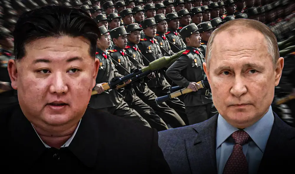 Alianza militar entre Corea del Norte y Rusia intensifica conflicto en Ucrania. Foto: composición LR