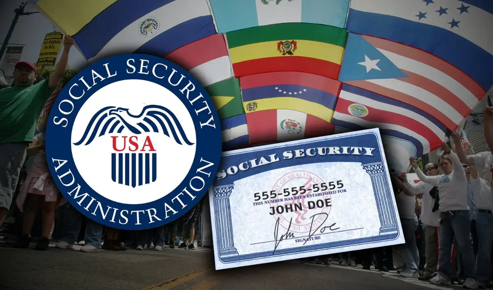 Los inmigrantes en Estados Unidos pueden acceder a servicios del Seguro Social en español, incluyendo asistencia telefónica y en línea. Foto: composición LR/EFE