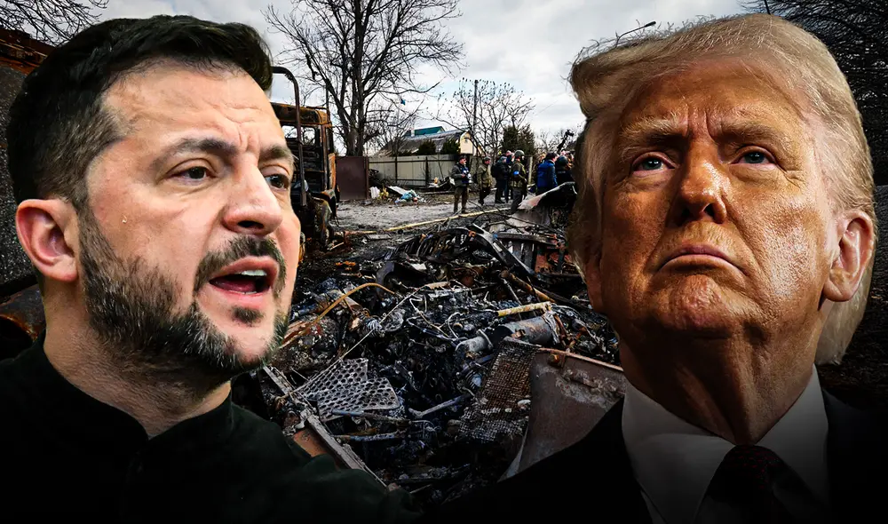 Zelensky ha manifestado interés en retomar conversación con Trump tras suspensión de apoyo militar estadounidense. Foto: composición LR / AFP / difusión