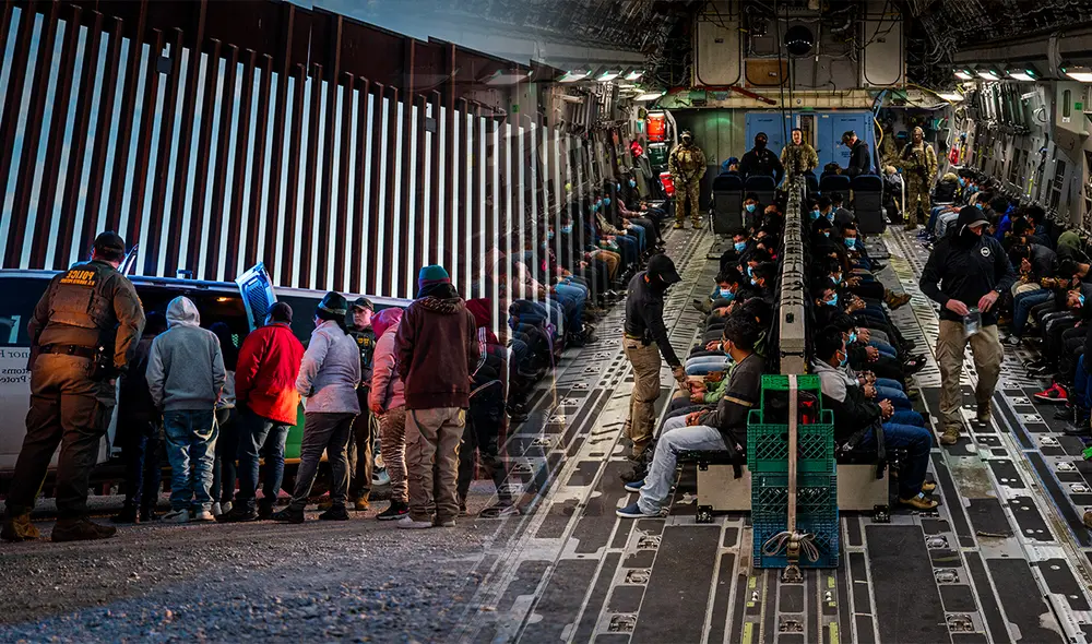 En el ranking de los diez países con más inmigrantes ilegales en EE. UU., siete provienen del centro y sur de América. Foto: Gerson Cardoso/LR/AFP. En el ranking de los diez países con más inmigrantes ilegales en EE. UU., siete provienen del centro y sur de América. Foto: Gerson Cardoso/LR/AFP.