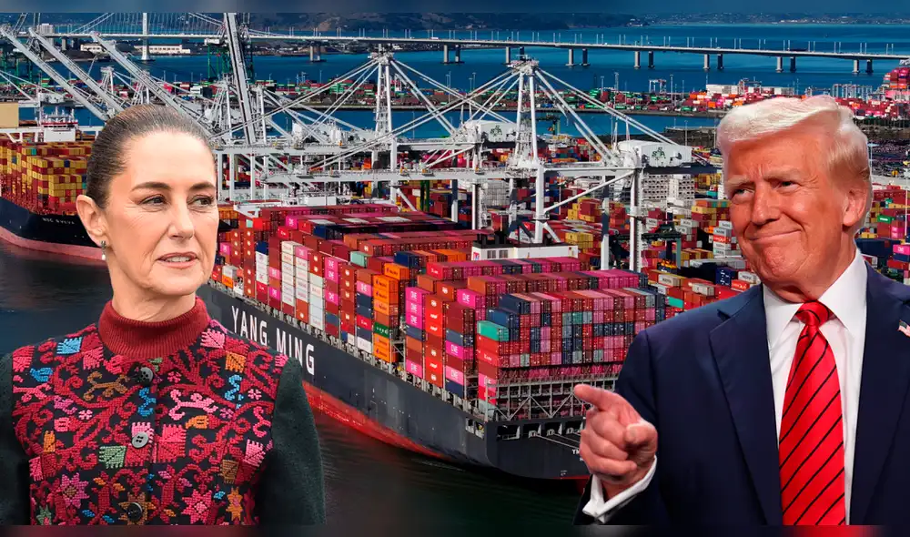 Claudia Sheinbaum advierte a Donald Trump: "No habrá sumisión" ante aranceles del 25% anunciados a los productos mexicanos. Foto: CNN Claudia Sheinbaum advierte a Donald Trump: "No habrá sumisión" ante aranceles del 25% anunciados a los productos mexicanos. Foto: CNN