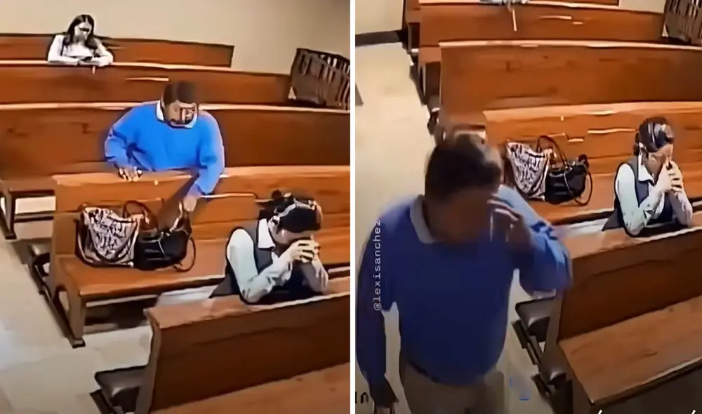 "Se encomendó a Dios antes de seguir delinquiendo", reaccionaron usuarios. Foto: composición LR/ TikTok