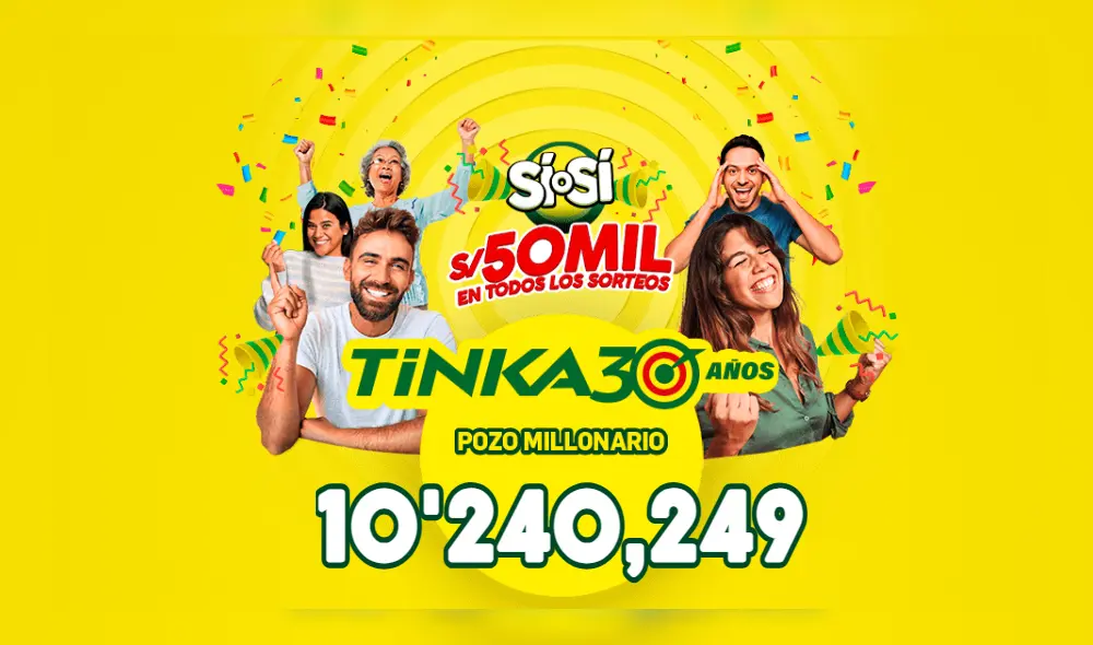 Conoce los números ganadores de La Tinka para HOY, 5 de marzo. Foto: La Tinka