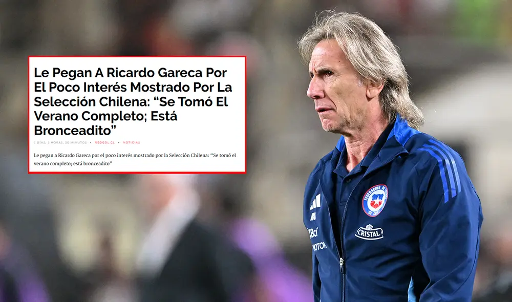 Ricardo Gareca llegó a Chile tras su paso por Vélez Sarsfield. Foto: composición LR/AFP Ricardo Gareca llegó a Chile tras su paso por Vélez Sarsfield. Foto: composición LR/AFP
