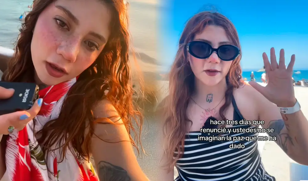 Una usuaria de nombre Caritops, compartió a través de su cuenta de TikTok el motivo por el que se mudó a la playa. Foto: composición LR/TikTok