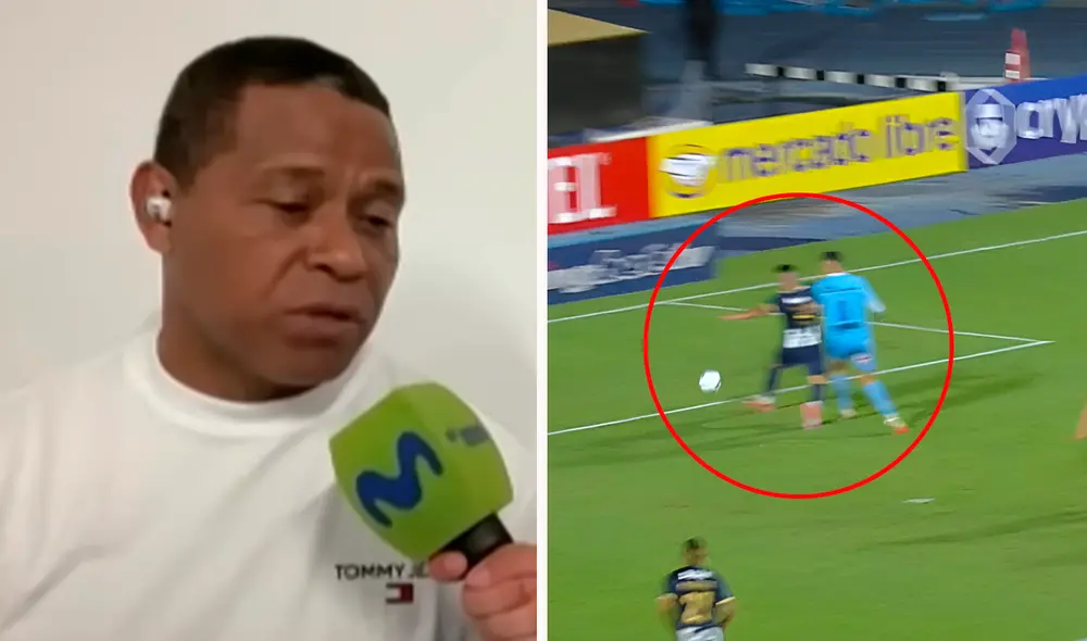 Juan Jayo también mantuvo una plática con Néstor Gorosito. Foto: composición LR/captura de Movistar Deportes