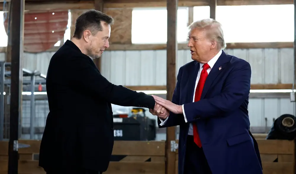 Donald Trump eligió a Elon Musk para liderar el nuevo Departamento de Eficiencia Gubernamental de EE.UU en noviembre del 2024. Foto: AFP Donald Trump eligió a Elon Musk para liderar el nuevo Departamento de Eficiencia Gubernamental de EE.UU en noviembre del 2024. Foto: AFP