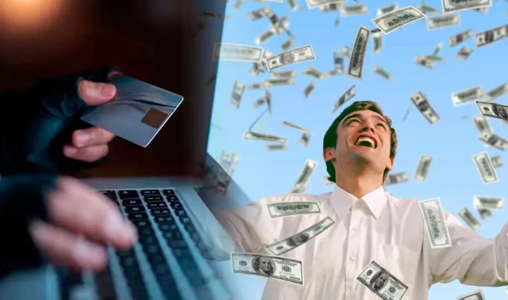 El joven ganó medio millón de dólares luego de que los ladrones que robaron su tarjeta de crédito compraran un boleto de lotería con ella. Foto: composición LR/Difusión