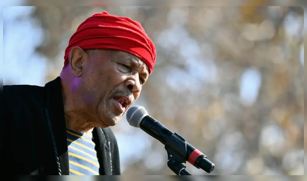 Roy Ayers en uno de sus últimos conciertos en Camp Flog Gnaw Carnival en 2017. Foto: AFP