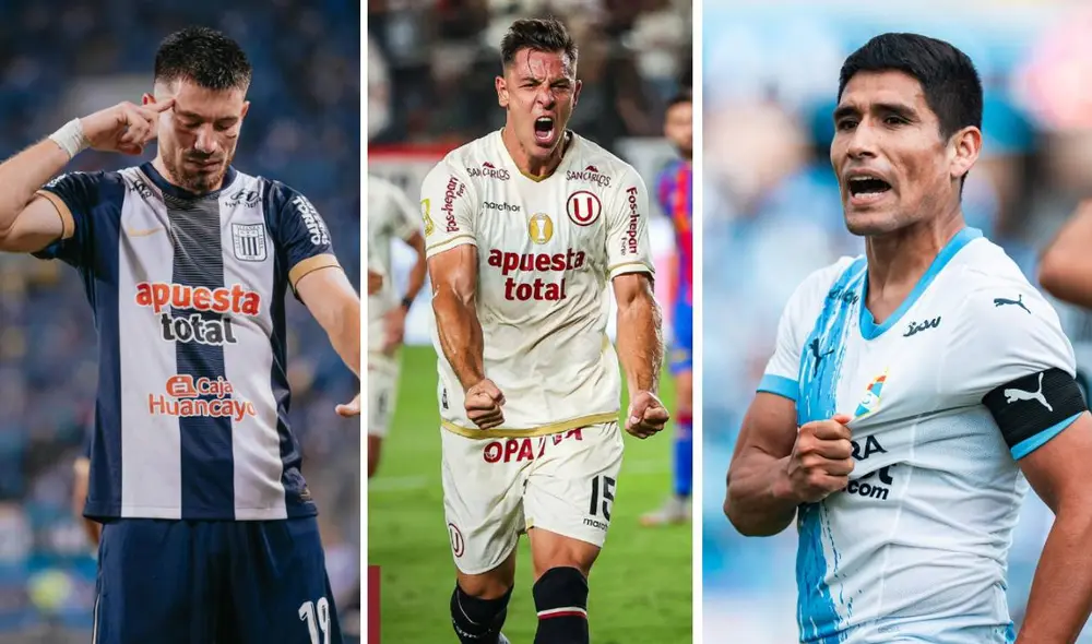 Alianza Lima, Universitario y Sporting Cristal luchan por el título del Torneo Apertura. Foto: composición GLR