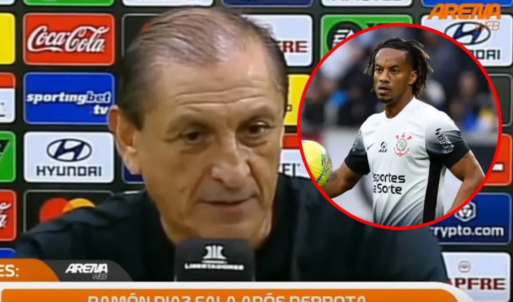 Ramón Díaz habló tras la derrota de Corinthians ante Barcelona SC por la Copa Libertadores. Foto: captura/Arena Web