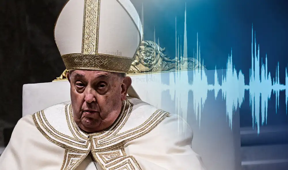 Los fieles escucharon la voz del papa Francisco, quien se encuentra hospitalizado desde el 14 de febrero. Foto: Composición LR/AFP. Los fieles escucharon la voz del papa Francisco, quien se encuentra hospitalizado desde el 14 de febrero. Foto: Composición LR/AFP.