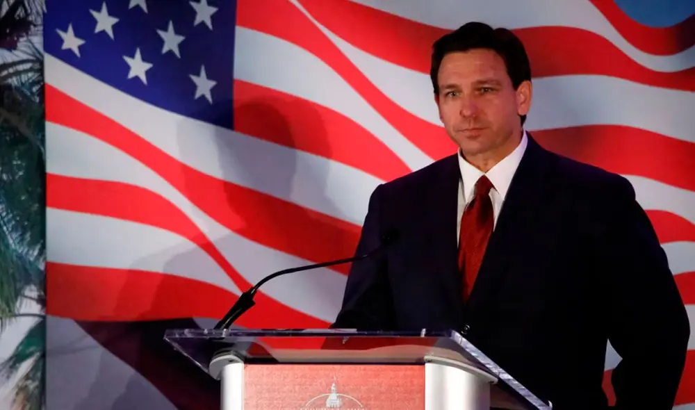 Ron DeSantis tomó posesión de su cargo como gobernador de Florida el 8 de enero de 2019. Foto: Voz de América. Ron DeSantis tomó posesión de su cargo como gobernador de Florida el 8 de enero de 2019. Foto: Voz de América.
