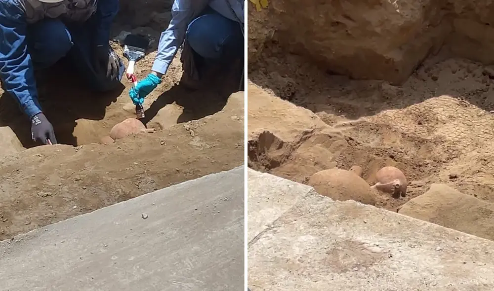 Las labores de excavación continuarán por uno o dos días. Foto: medios locales/difusión Las labores de excavación continuarán por uno o dos días. Foto: medios locales/difusión