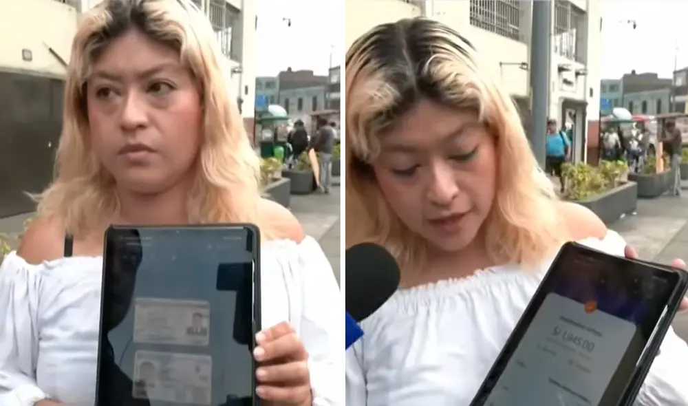 La joven realizó dos pagos: el primero de S/1.945 y el segundo de S/500. Foto: composición LR/Panamericana TV La joven realizó dos pagos: el primero de S/1.945 y el segundo de S/500. Foto: composición LR/Panamericana TV