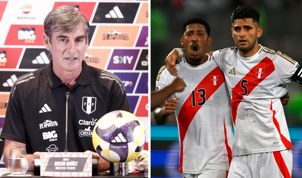 Óscar Ibáñez fue presentado como DT de la selección peruana hace menos de un mes. Foto: composición de LR/Marco Cotrina