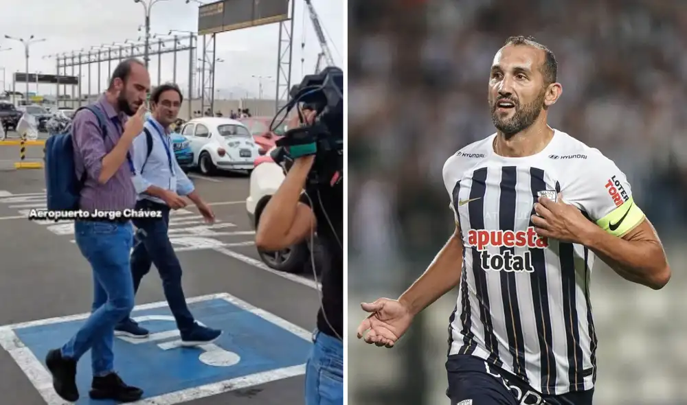 Un suceso inesperado tuvo lugar en el Aeropuerto Jorge Chávez, donde hinchas de Alianza Lima creyeron que habían visto al delantero argentino Hernán Barcos. Foto: composición LR/Andina/Instagram