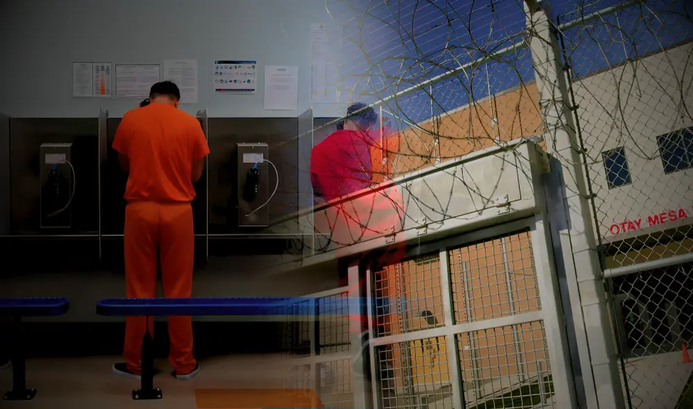 ICE usa cárceles de California para arrestar a inmigrantes indocumentados. Foto: composición LR/El País