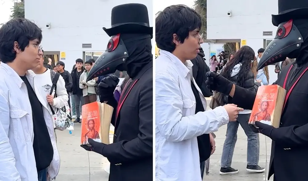 “Soy cristiano y no lo haría”, enfatizó estudiante. Foto: composición LR/ TikTok