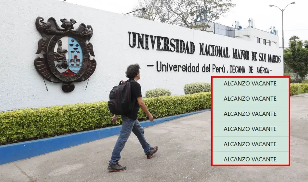 UNMSM sorprende con 13 carreras donde todos los postulantes ingresaron en proceso de admisión 2025-II. Foto: UNMSM