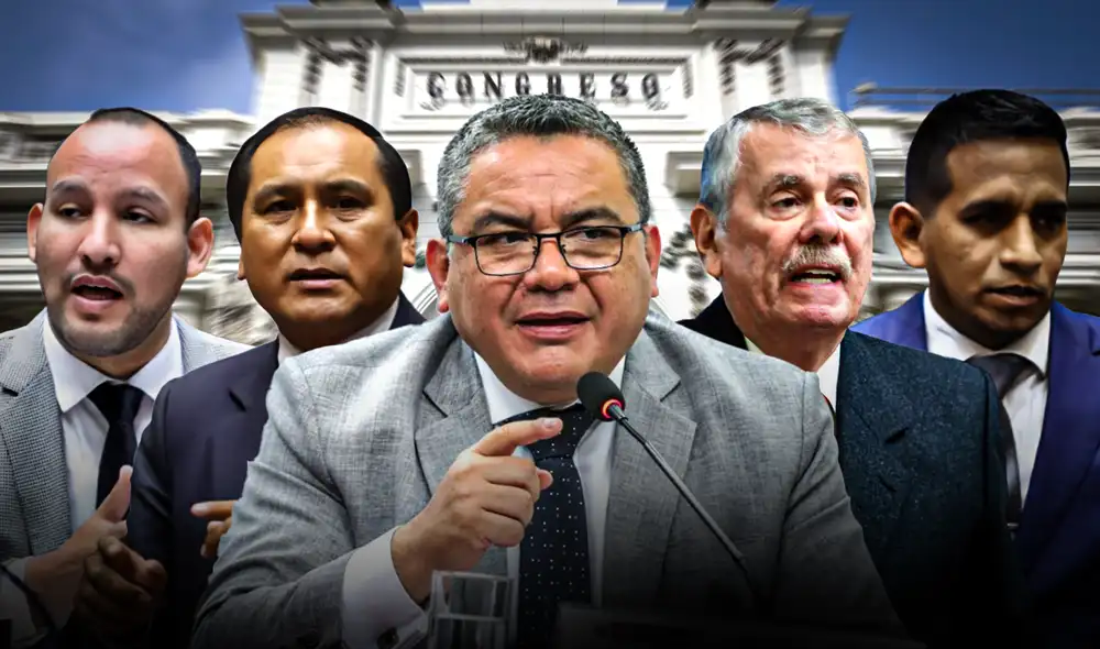 Congresistas dieron excusas para evitar explicar porque no firman la moción de censura contra Santiváñez | Composición: Gerson Cardoso / Foto: LR.