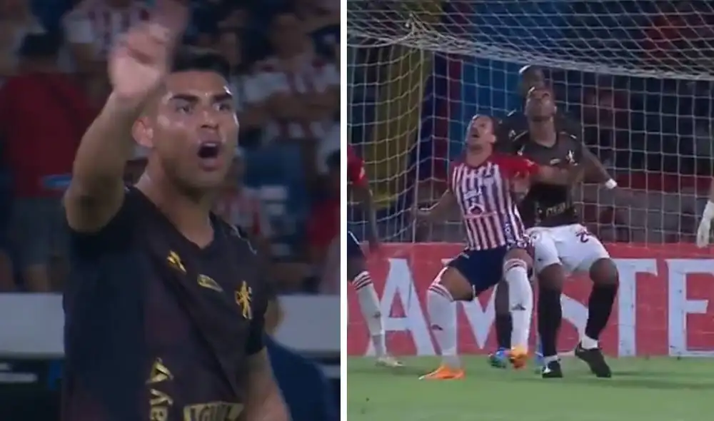 Luis Ramos es titular en el duelo entre América de Cali y Junior por los playoffs de la Copa Sudamericana. Foto: captura/ESPN