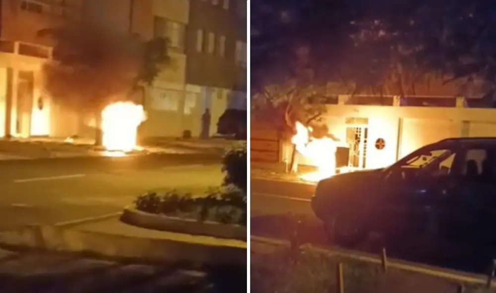 Personal de Serenazgo también estuvo presente para resguardar el área y prevenir daños. Foto: difusión