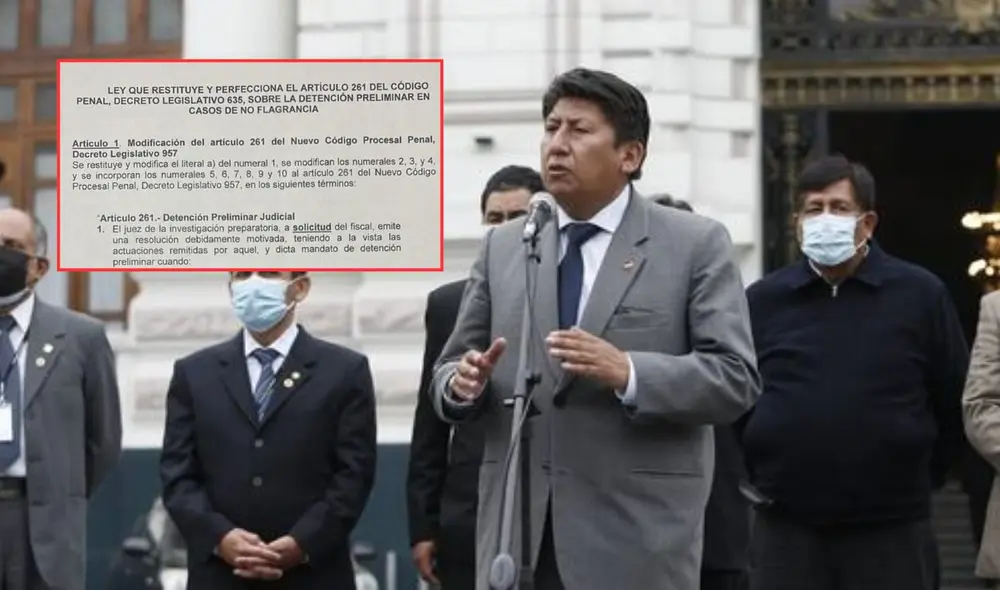 La bancada cerronista se opuso a la restitución por insistencia de la detención preliminar | Composición: LR.