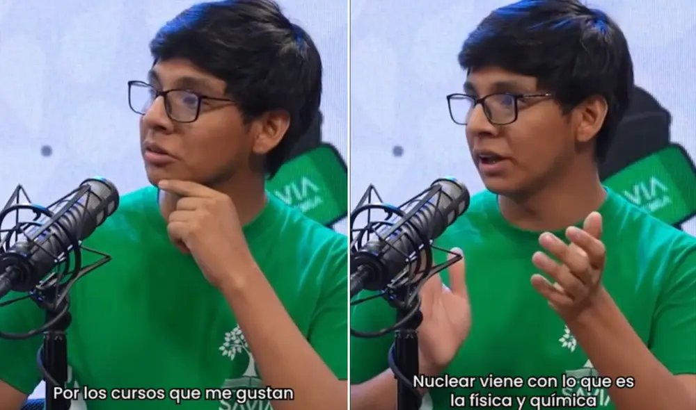 En una reciente entrevista, el joven reveló las razones por las cuales eligió esta carrera. Foto: composición LR/TikTok