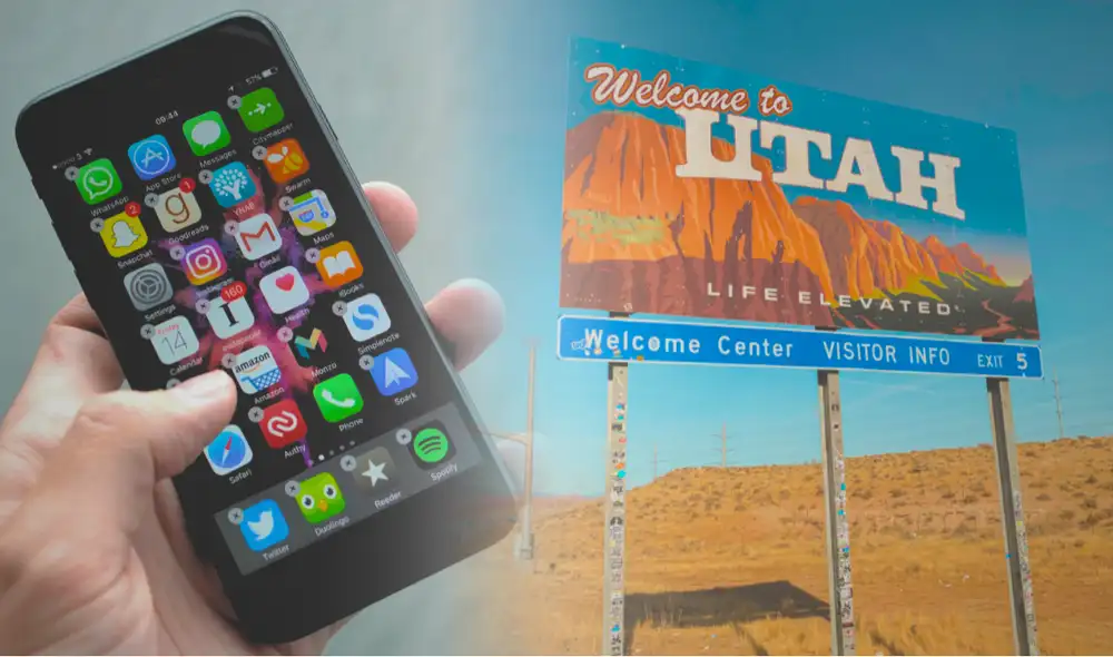 Utah se convierte en el primer estado de EE. UU. en exigir verificación de edad en redes sociales y tiendas de aplicaciones para proteger a los menores en línea. Foto: composición LR/The Guardian/Chance Kafka