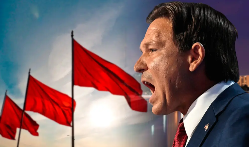 Aunque sea difícil su petición, Ron DeSantis busca anular la ley de Bandera roja de Florida. Foto: composición LR/AFP Aunque sea difícil su petición, Ron DeSantis busca anular la ley de Bandera roja de Florida. Foto: composición LR/AFP