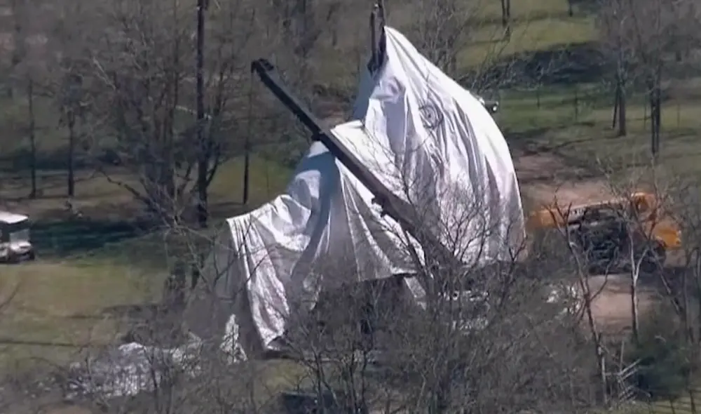 Estos globos aerostáticos ofrecen cobertura aérea para detectar actividades sospechosas y vigilar áreas difíciles de patrullar, aumentando la efectividad del control fronterizo en la región. Foto: Independent