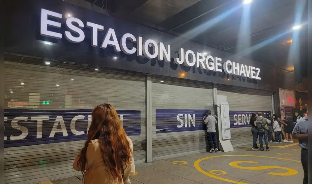 Acribillan a hombre en la estación Jorge Chávez del Metro de Lima en Surco. Foto: Silvana Quiñonez/La República