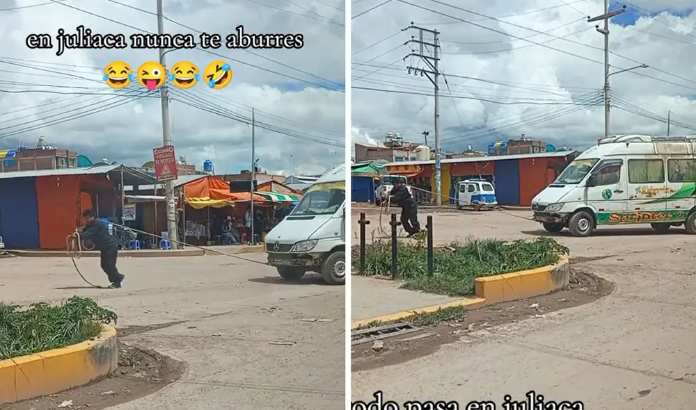 Clip generó divertidas reacciones en redes. Foto: composición LR/ TikTok