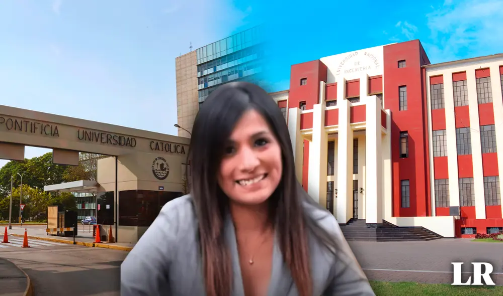 Carol Macavilca estudió Ingeniería de Sistemas e Ingeniería Industrial en la UNI y la PUCP, respectivamente. Foto: composición LR/UNI/PUCP