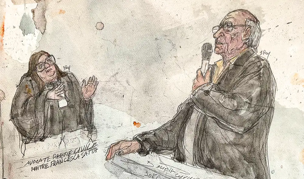 Joël Le Scouarnec, excirujano francés, enfrenta un proceso judicial en el tribunal penal de Vannes. Foto: AFP.