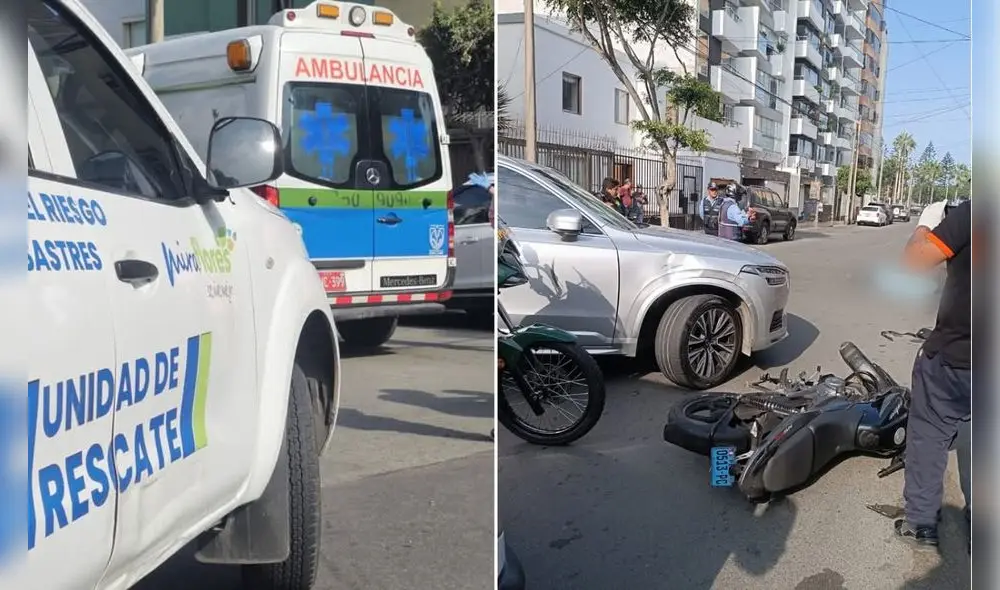 Unidades de la Municipalidad de Miraflores llegaron rápidamente a la zona para iniciar investigaciones. Foto: Silvana Quiñonez/La República