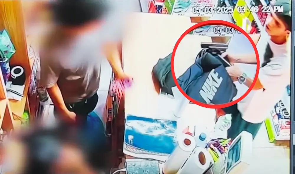 Delincuente finge ser cliente y roba una bodega en SJL. Foto: Composición LR. Delincuente finge ser cliente y roba una bodega en SJL. Foto: Composición LR.