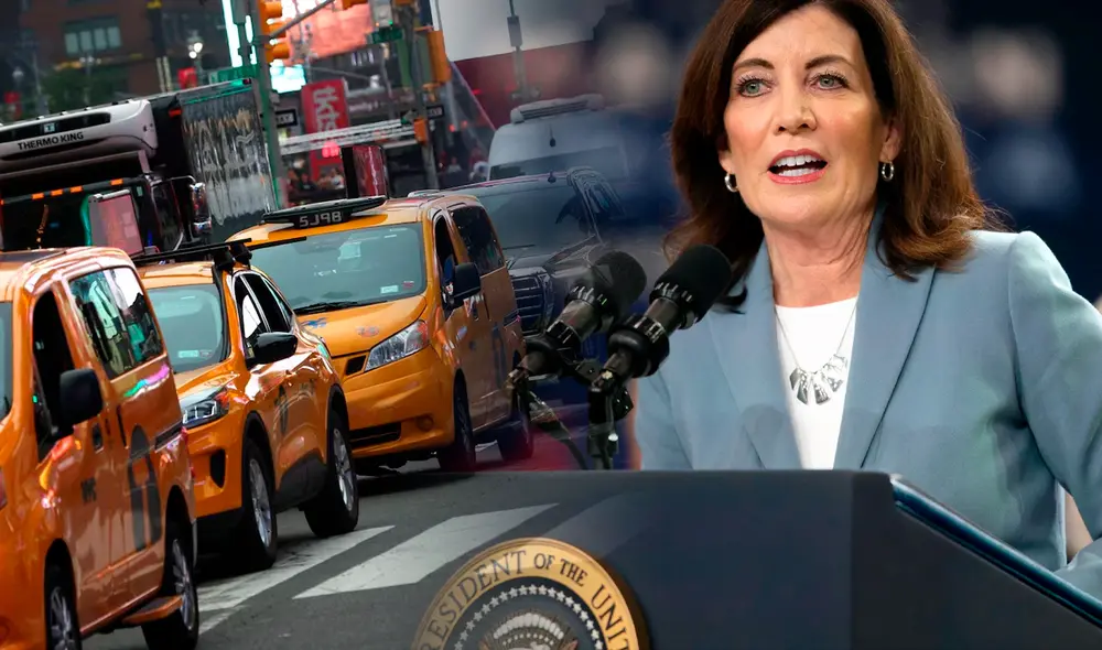 En Nueva York, un proyecto de ley, que firmaría Kathy Hochul, tendría efectos en la licencia de conducir. Foto: Composición LR
