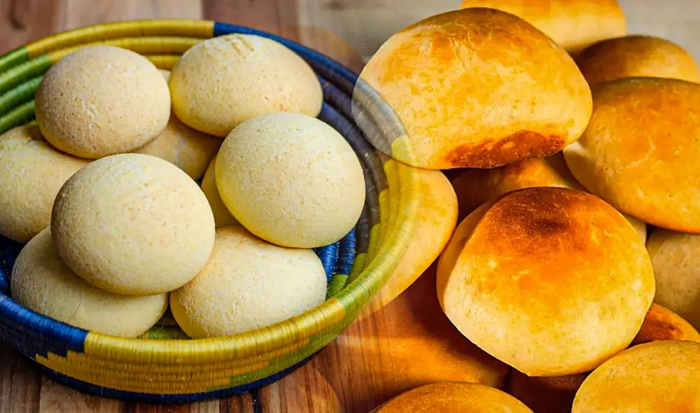 El mejor pan de América Latina está elaborado a base de almidón de yuca, harina de maíz y queso. Foto: composición LR/difusión