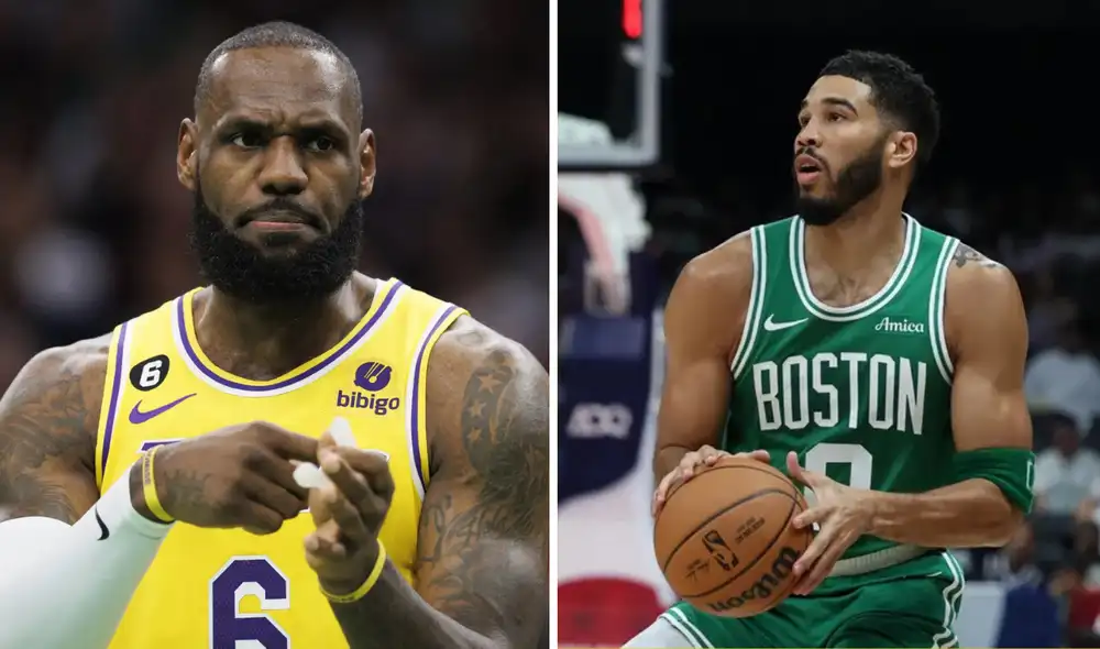 Los Lakers enfrentan a los Celtics en el partido más importante del sábado en la NBA. Foto: EFE