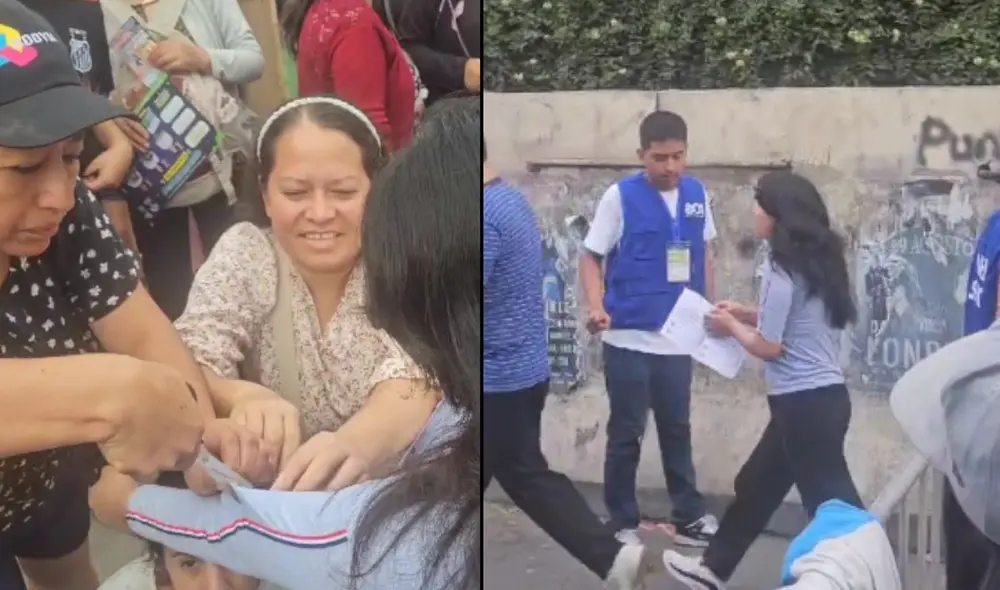 Joven es retenida en examen de admisión de la UNMSM por llevar polo de manga larga. Foto: Silvana Quiñonez/LR