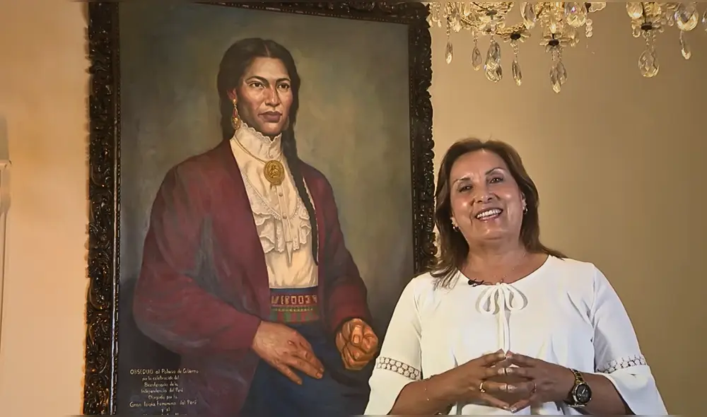 Dina Boluarte pidió unidad contra la violencia de género, pese a que su gobierno busca eliminar el Ministerio de la Mujer. | Foto: Presidencia.