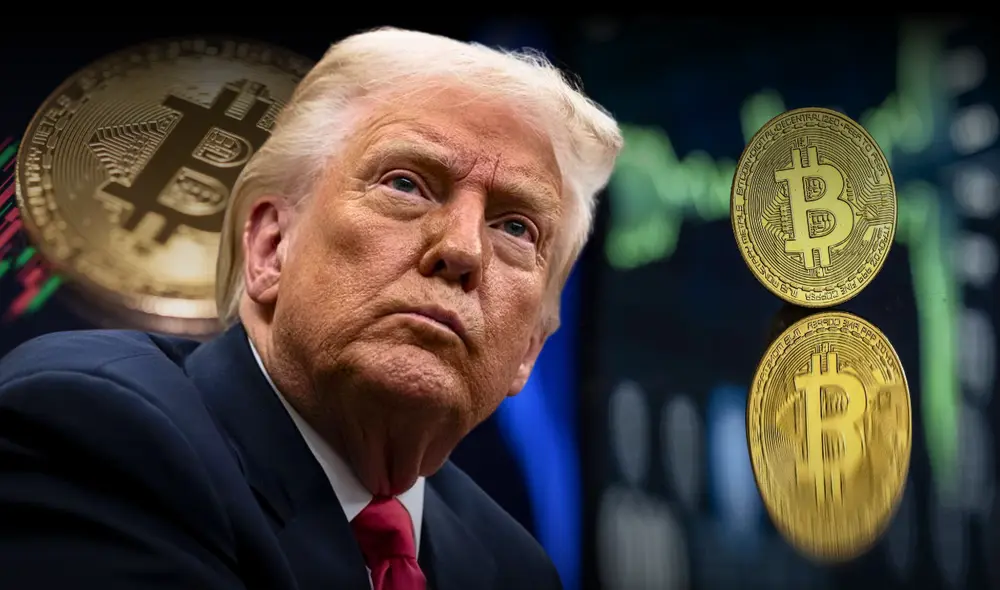 Donald Trump firma una orden ejecutiva para crear la primera reserva estratégica de criptomonedas en EE. UU., generando debate en el sector financiero. Foto: composición LR/EFE