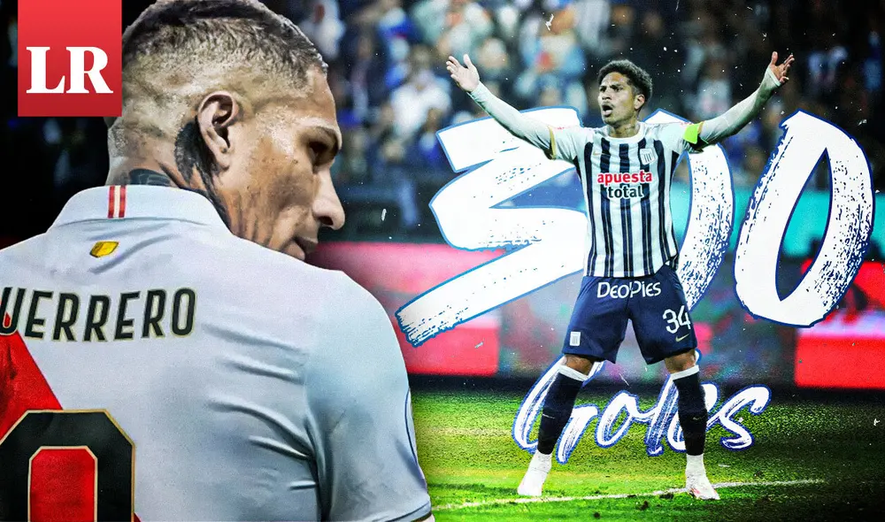Paolo Guerrero llegó a los 300 goles con su último tanto ante Ayacucho FC por el Torneo Apertura. Foto: composición GLR/Gerson Cardoso