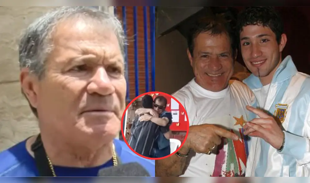 Miguel 'Chato' Barraza mostró su respaldo incondicional a su hijo Roberto. Foto: Composición LR/ATV