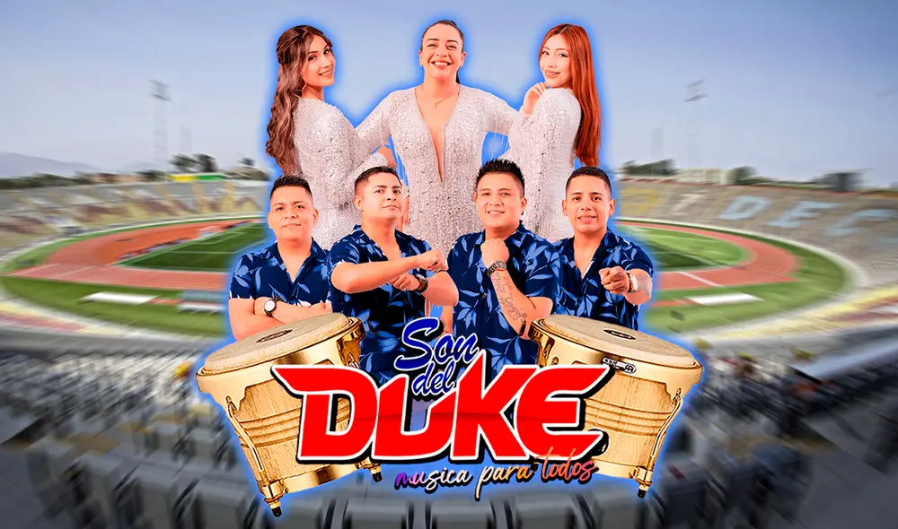 Son del Duke es conocida por su interpretación de música tropical y cumbia con un estilo moderno y energético. Foto: composición Gerson Cardoso/La República/difusión Son del Duke es conocida por su interpretación de música tropical y cumbia con un estilo moderno y energético. Foto: composición Gerson Cardoso/La República/difusión