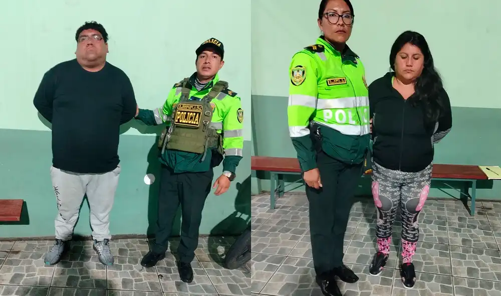 Extorsionadores amenazan con golpear a su víctima. Créditos: Leonela Aquino / La República